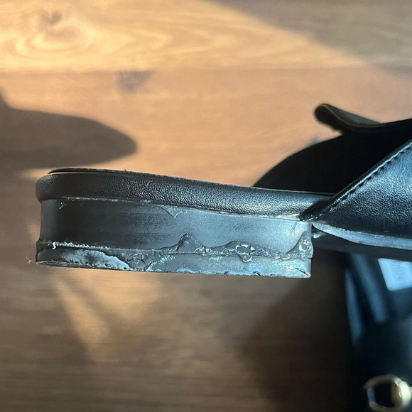 Steve Madden Gold Buckle Mules - Picture 9 of 10